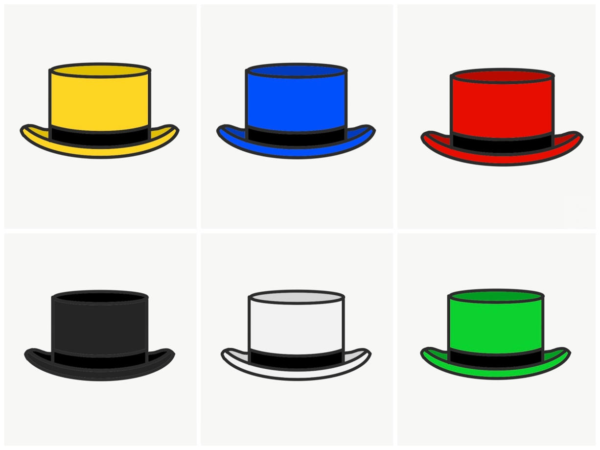 ما هي قبعات التفكير الست للإبداع؟ وما هي كراسي ديزني الثلاث؟